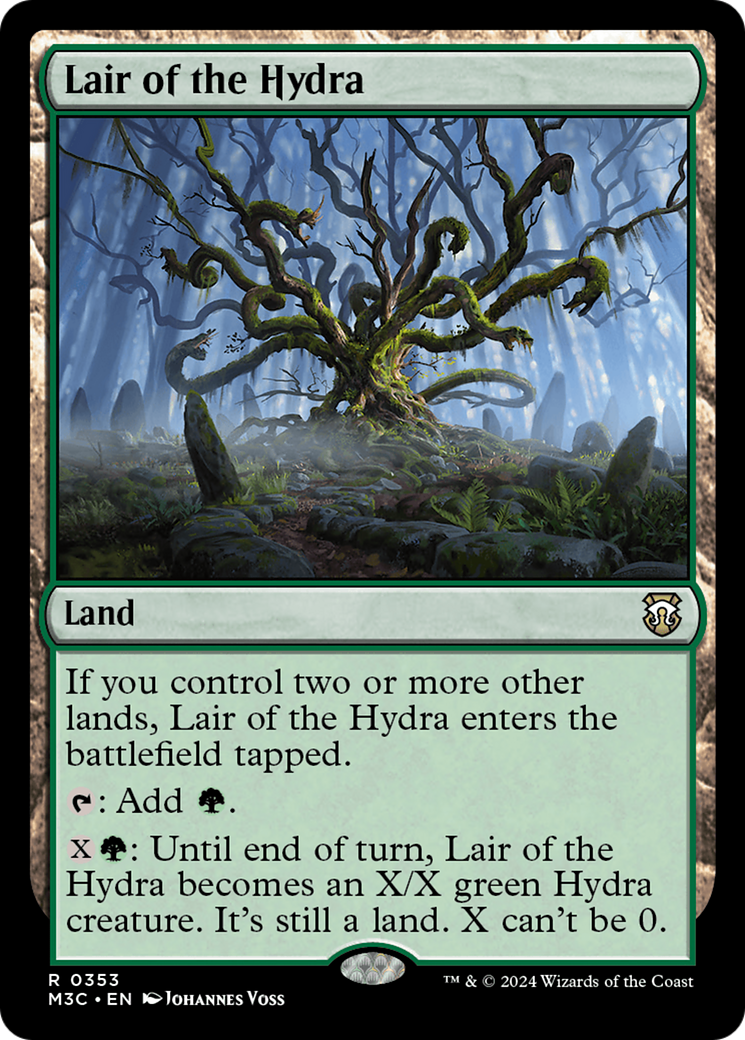 Lair of the Hydra (Ripple Foil) [Modern Horizons 3 Commander] | Gam3 Escape