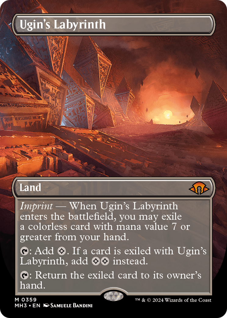 Ugin's Labyrinth (Borderless) [Modern Horizons 3] | Gam3 Escape