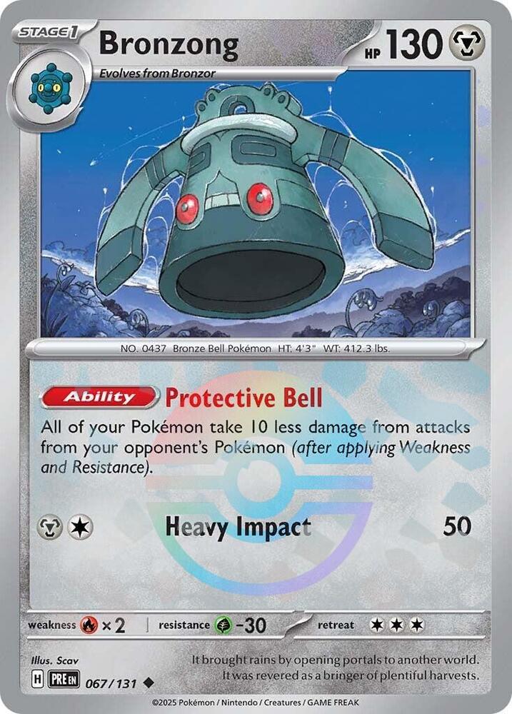 Bronzong (067/131) (Poke Ball Pattern) [Scarlet & Violet: Prismatic Evolutions] | Gam3 Escape