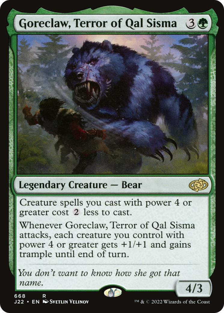 Goreclaw, Terror of Qal Sisma [Jumpstart 2022] | Gam3 Escape