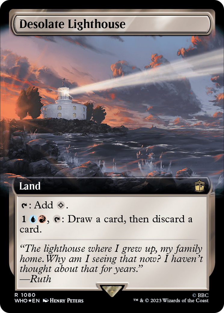 Desolate Lighthouse (Extended Art) (Surge Foil) [Doctor Who] | Gam3 Escape