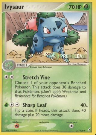 Ivysaur (35/100) (Prerelease Promo) [Nintendo: Black Star Promos] | Gam3 Escape