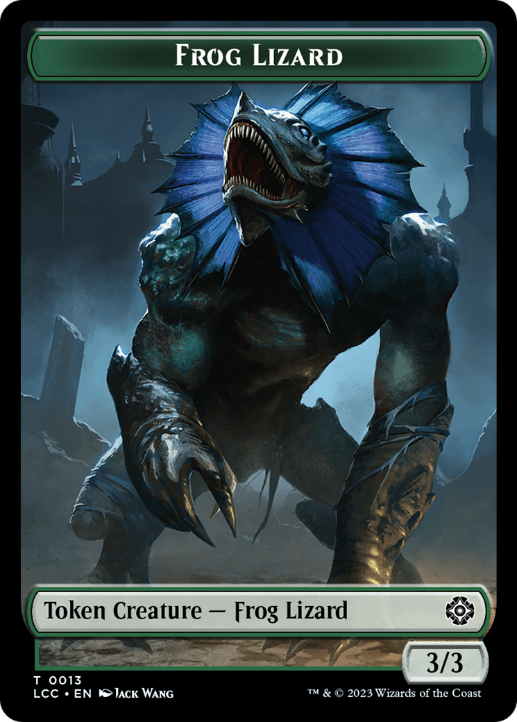 Frog Lizard // Merfolk (0003) Double-Sided Token [The Lost Caverns of Ixalan Commander Tokens] | Gam3 Escape