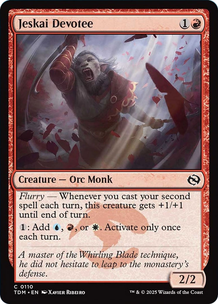 Jeskai Devotee [Tarkir: Dragonstorm] | Gam3 Escape