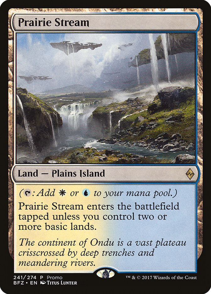 Prairie Stream (Promo) [Standard Showdown Promos] | Gam3 Escape