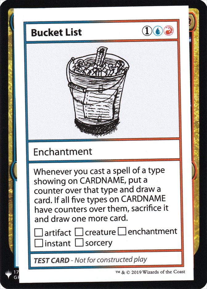 Bucket List [Mystery Booster Playtest Cards] | Gam3 Escape