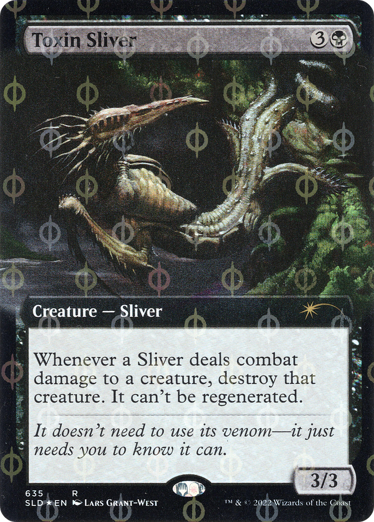 Toxin Sliver (Extended Art) (Step-and-Compleat Foil) [Secret Lair Drop Promos] | Gam3 Escape