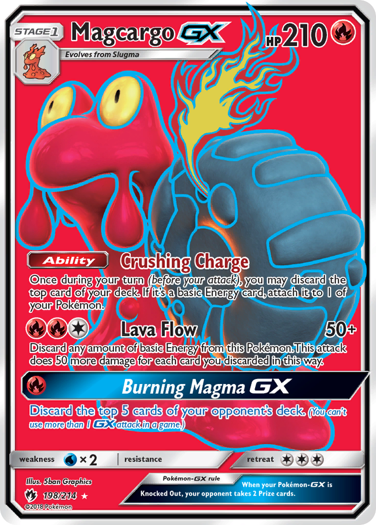 Magcargo GX (198/214) [Sun & Moon: Lost Thunder] | Gam3 Escape