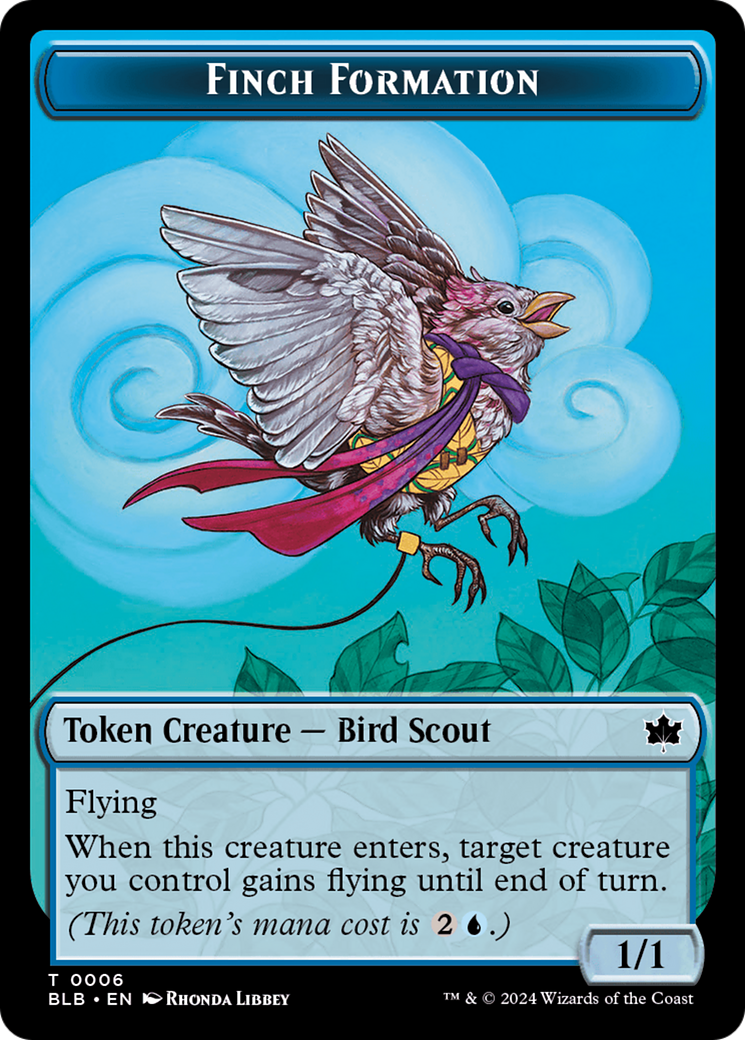 Finch Formation Token [Bloomburrow Tokens] | Gam3 Escape