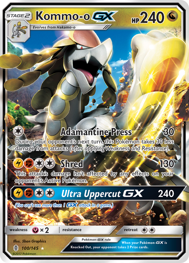 Kommo-o GX (100/145) [Sun & Moon: Guardians Rising] | Gam3 Escape