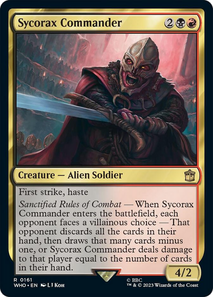 Sycorax Commander [Doctor Who] | Gam3 Escape