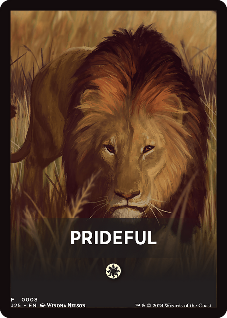 Prideful Theme Card [Foundations Jumpstart Front Cards] | Gam3 Escape