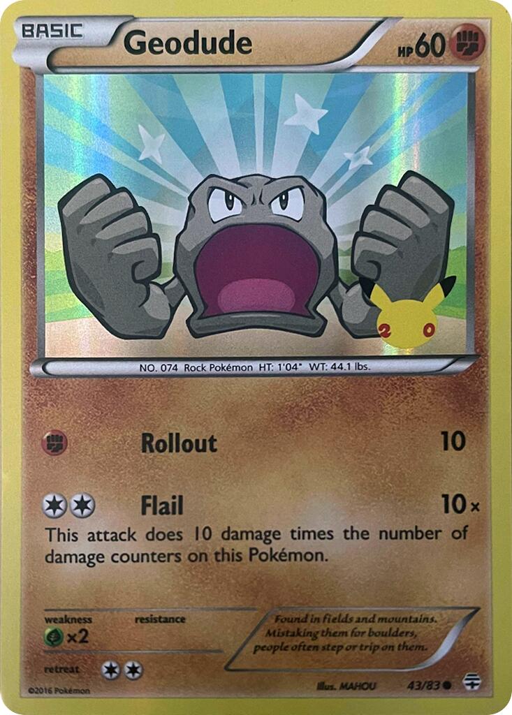 Geodude (043/083) [Celebrations: 25th Anniversary] | Gam3 Escape