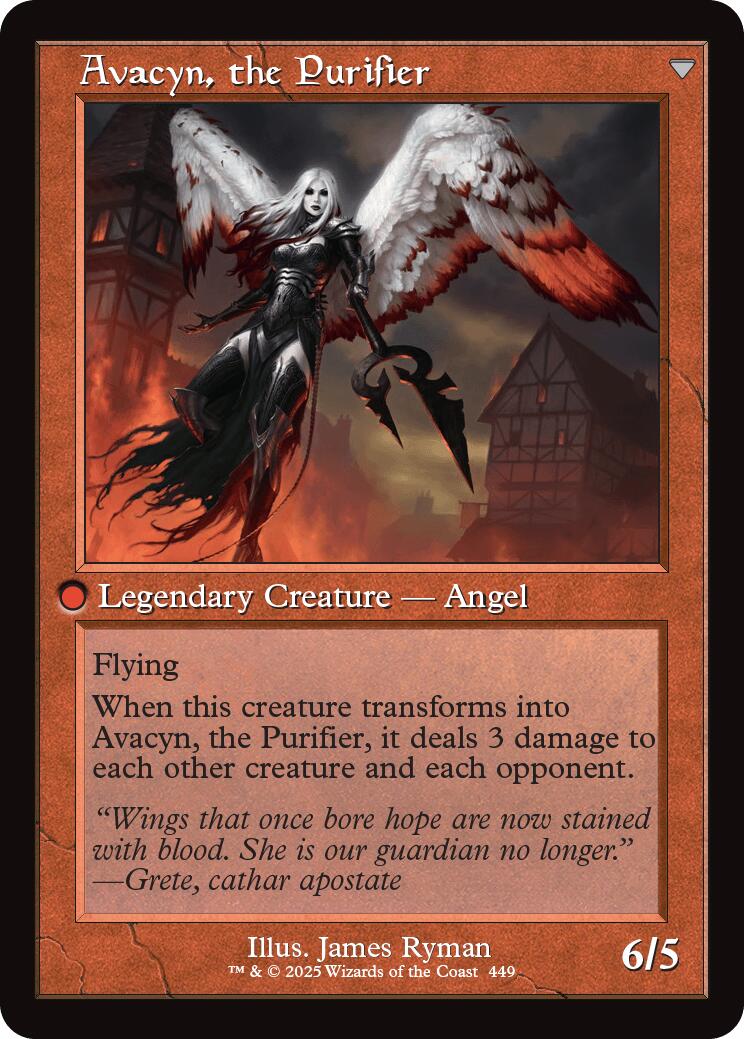 Archangel Avacyn // Avacyn, the Purifier (Retro Frame) [Innistrad Remastered] | Gam3 Escape