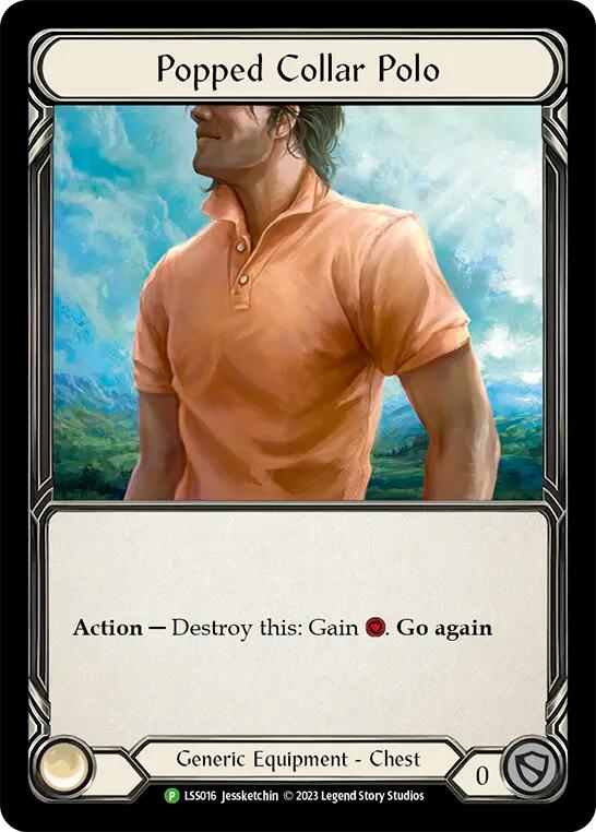 Popped Collar Polo [LSS016] (Promo)  Cold Foil | Gam3 Escape