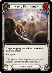Ironsong Determination [U-WTR122] (Welcome to Rathe Unlimited)  Unlimited Rainbow Foil | Gam3 Escape