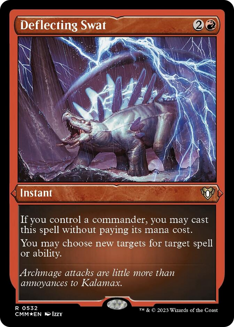 Deflecting Swat (Foil Etched) [Commander Masters] | Gam3 Escape