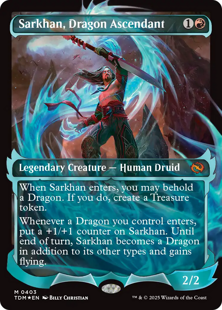 Sarkhan, Dragon Ascendant (0403) (Showcase) [Tarkir: Dragonstorm] | Gam3 Escape