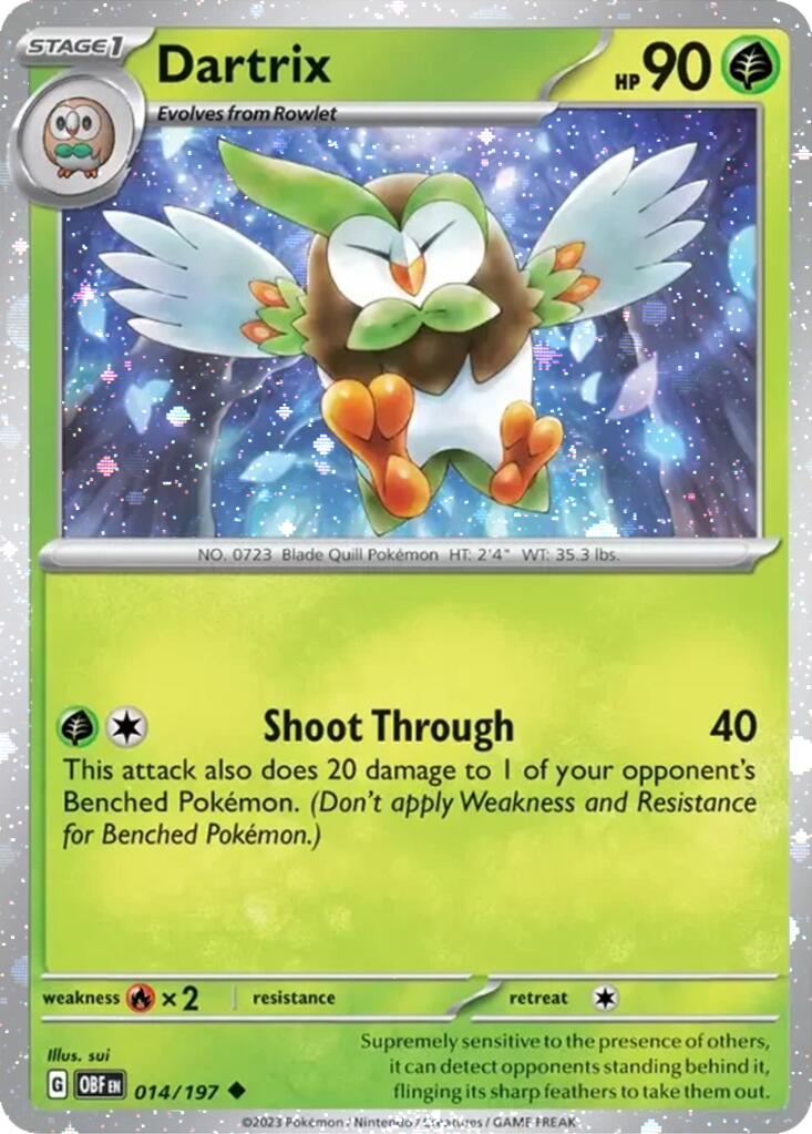 Dartrix (014/197) (Cosmos Holo) [Miscellaneous Cards] | Gam3 Escape