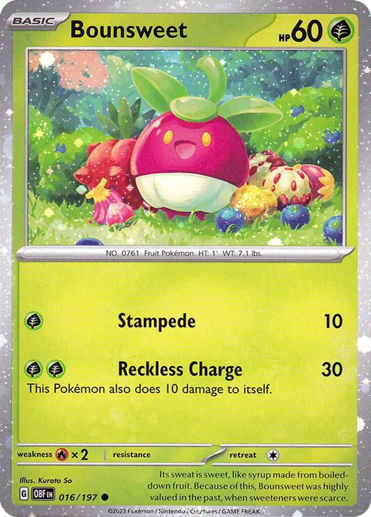 Bounsweet (016/197) (Cosmos Holo) [Miscellaneous Cards] | Gam3 Escape