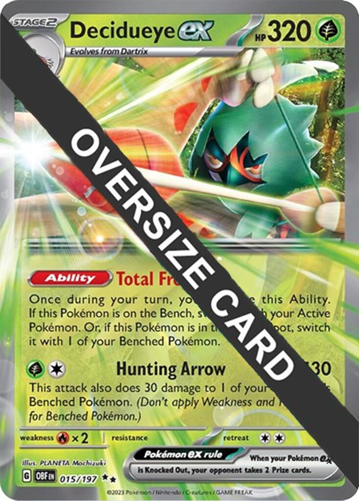 Decidueye ex (015/197) (Jumbo Card) [Miscellaneous Cards] | Gam3 Escape