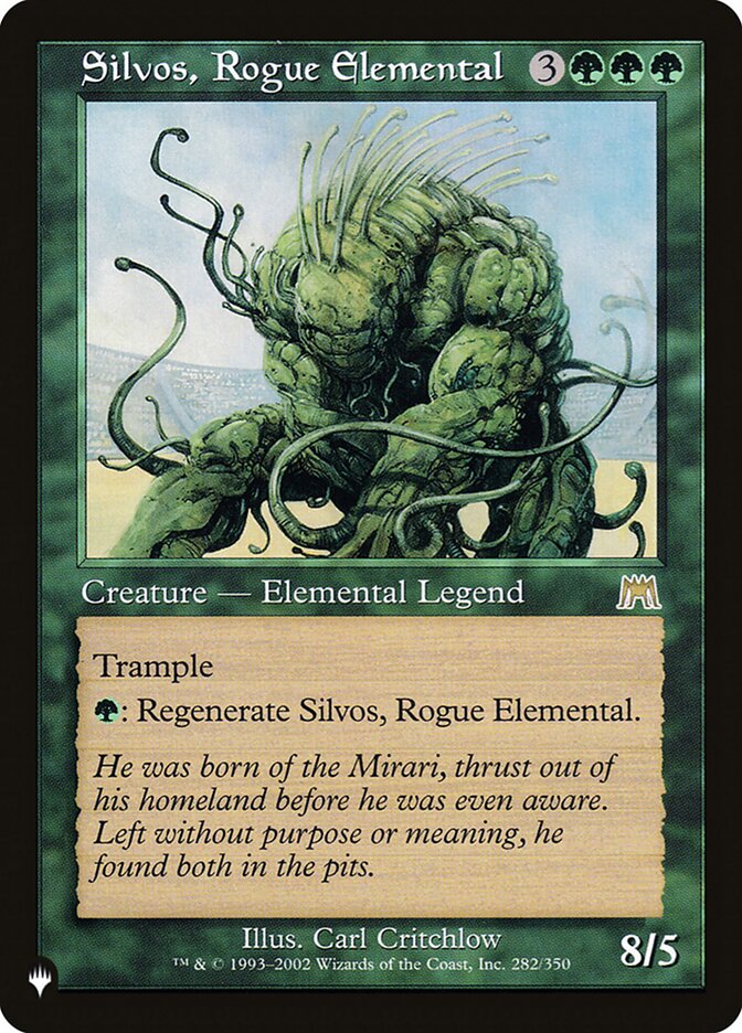 Silvos, Rogue Elemental [The List] | Gam3 Escape