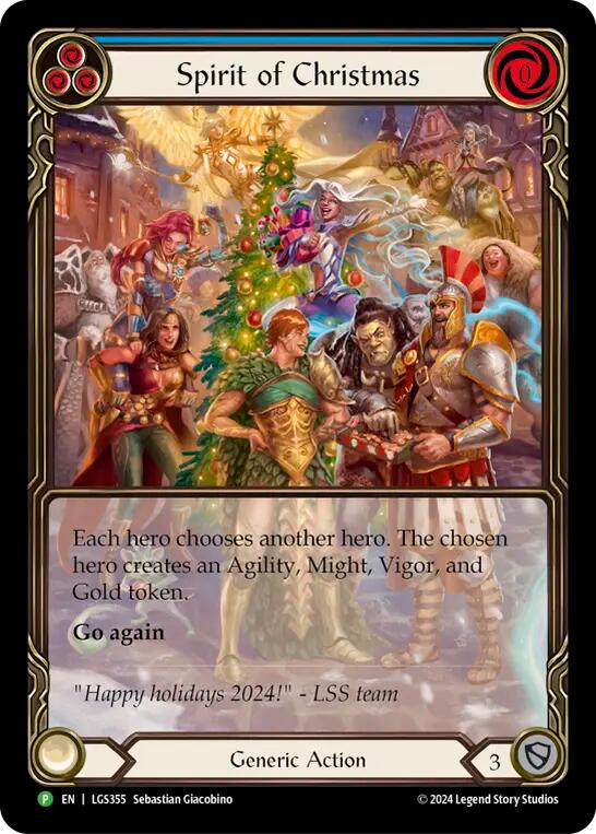 Spirit of Christmas (Cold Foil) [LGS355] (Promo)  Cold Foil | Gam3 Escape