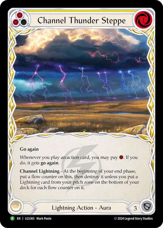 Channel Thunder Steppe (Cold Foil) [LGS365] (Promo)  Cold Foil | Gam3 Escape