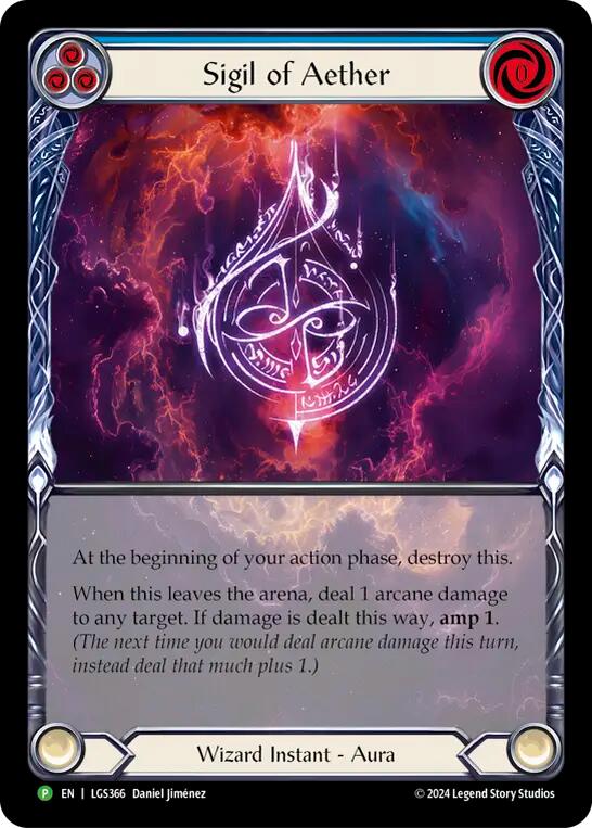 Sigil of Aether (Rainbow Foil) [LGS366] (Promo)  Rainbow Foil | Gam3 Escape