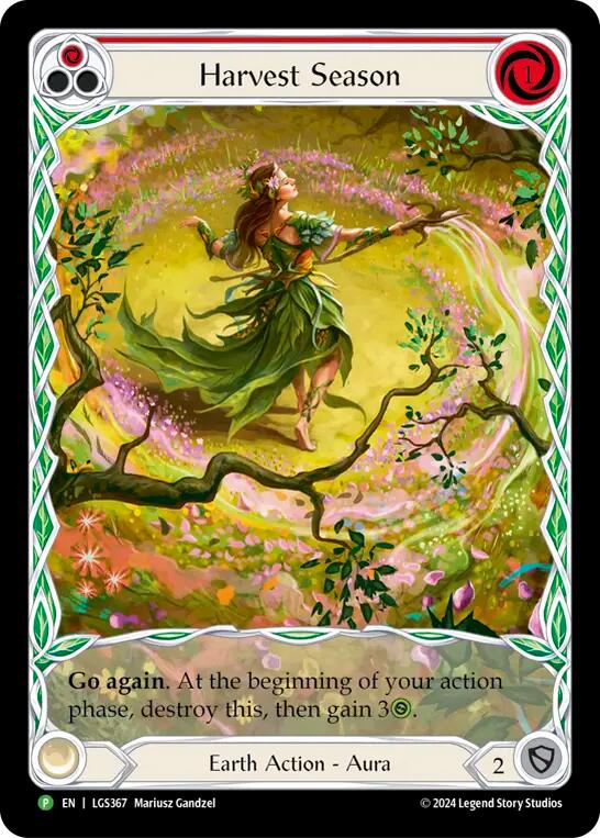 Harvest Season (Red) (Rainbow Foil) [LGS367] (Rosetta)  Rainbow Foil | Gam3 Escape