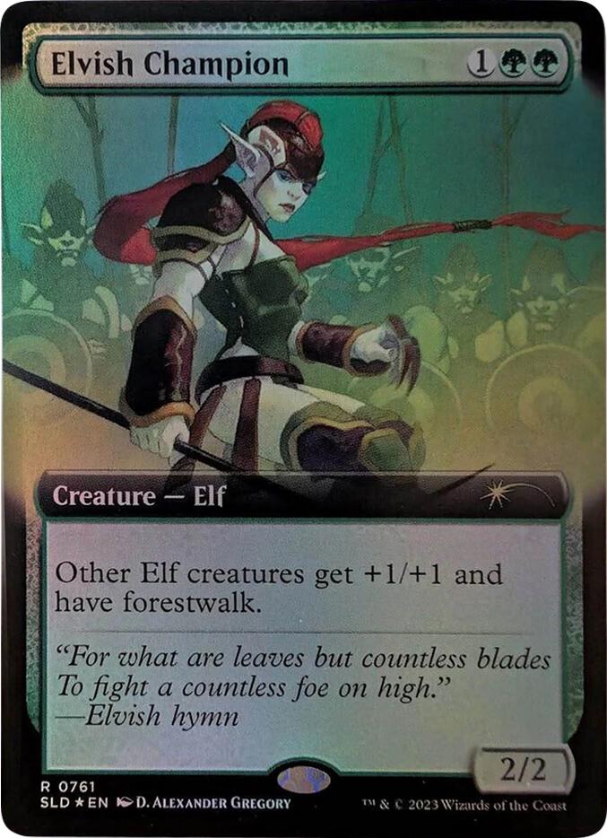 Elvish Champion (Extended Art) [Secret Lair Drop Series] | Gam3 Escape