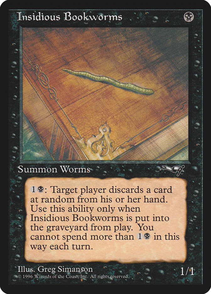 Insidious Bookworms (Single Worm) [Alliances] | Gam3 Escape