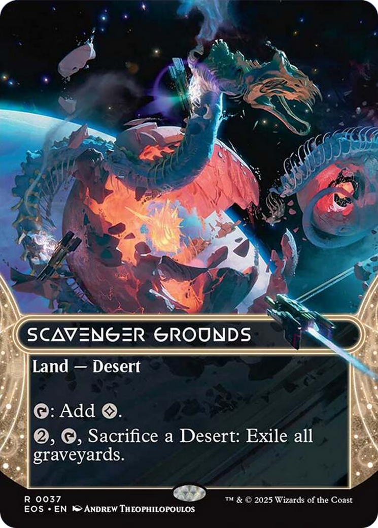 Scavenger Grounds (0037) (Borderless) [Edge of Eternities: Stellar Sights] | Gam3 Escape