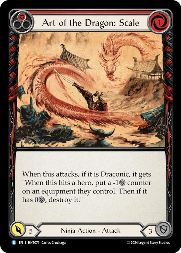 Art of the Dragon: Scale [HNT076] (The Hunted)  Rainbow Foil | Gam3 Escape