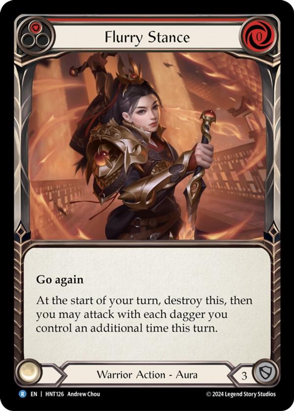 Flurry Stance [HNT126] (The Hunted)  Rainbow Foil | Gam3 Escape