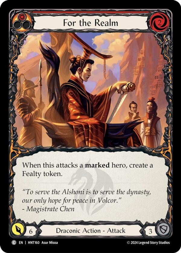 For the Realm [HNT160] (The Hunted)  Rainbow Foil | Gam3 Escape