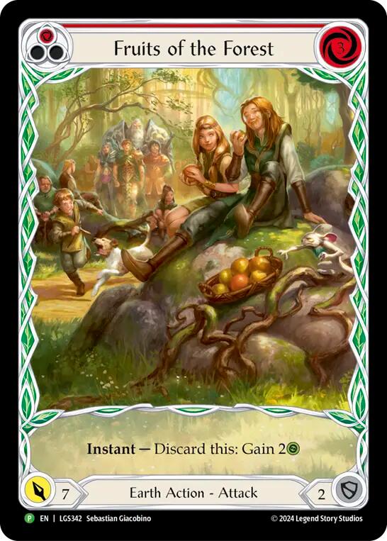 Fruits of the Forest (Red) [LGS342] (Promo)  Rainbow Foil | Gam3 Escape