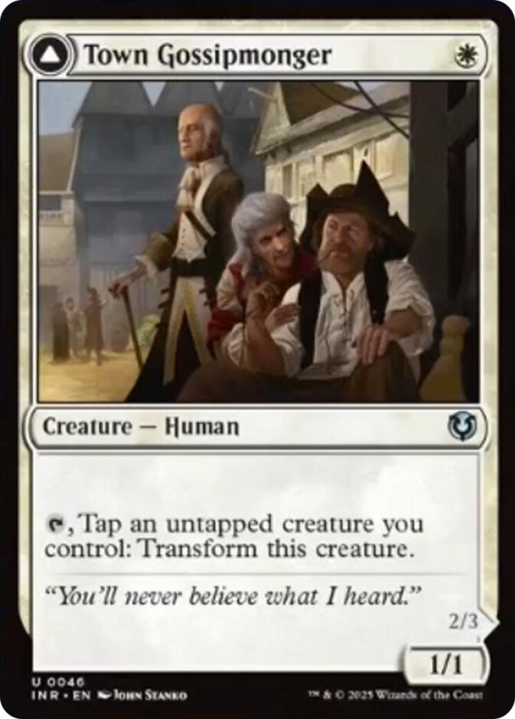 Town Gossipmonger // Incited Rabble [Innistrad Remastered] | Gam3 Escape