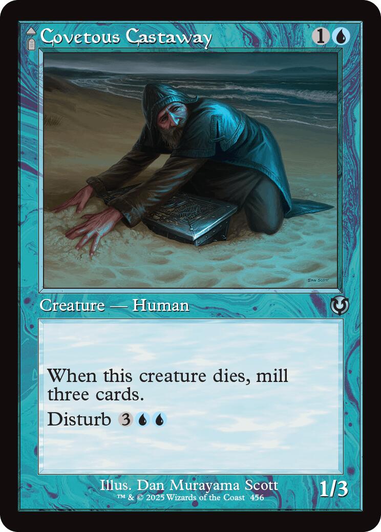 Covetous Castaway // Ghostly Castigator (Retro Frame) [Innistrad Remastered] | Gam3 Escape