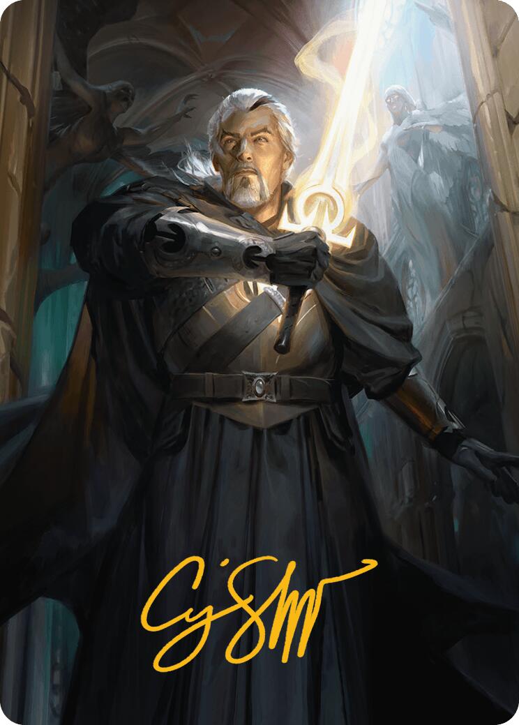 Odric, Lunarch Marshal Art Card (Gold-Stamped Signature) [Innistrad Remastered Art Series] | Gam3 Escape