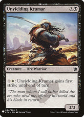 Unyielding Krumar [Mystery Booster] | Gam3 Escape