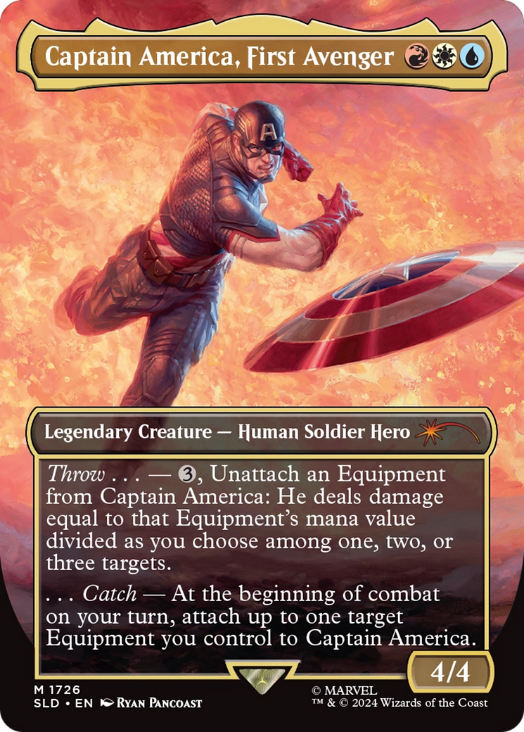 Captain America, First Avenger (Rainbow Foil) [Secret Lair Drop Series] | Gam3 Escape