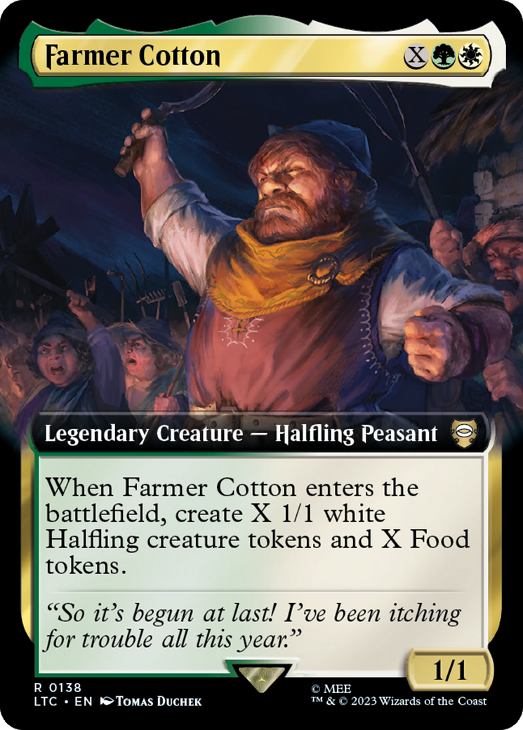 Farmer Cotton (Extended Art) [The Lord of the Rings: Tales of Middle-Earth Commander] | Gam3 Escape