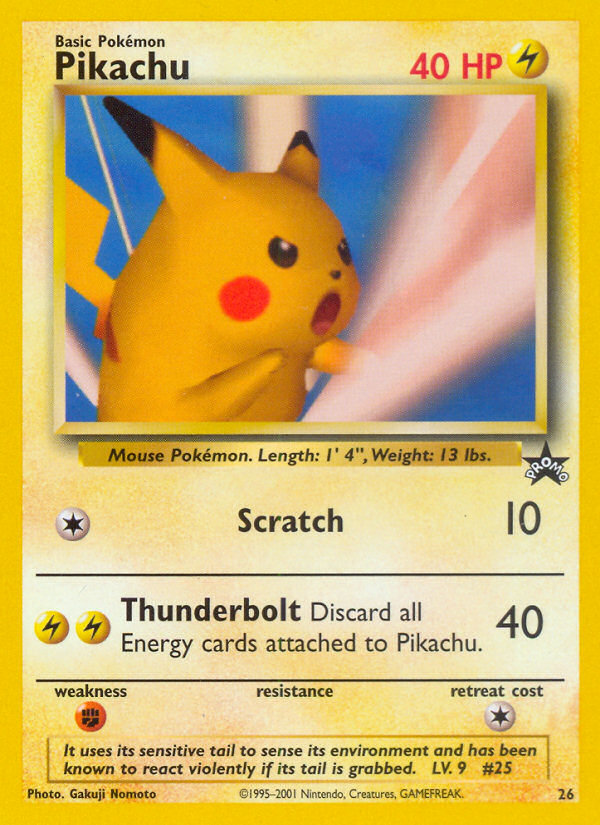 Pikachu (26) [Wizards of the Coast: Black Star Promos] | Gam3 Escape