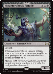 Metamorphosis Fanatic [Duskmourn: House of Horror Commander] | Gam3 Escape