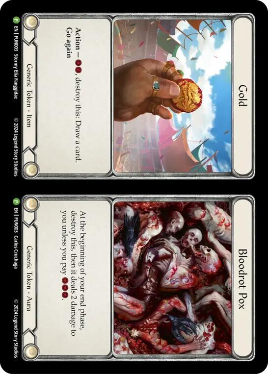 Cracker Bauble // Gold and Bloodrot Pox [LGS360-FUN003] (Promo) | Gam3 Escape
