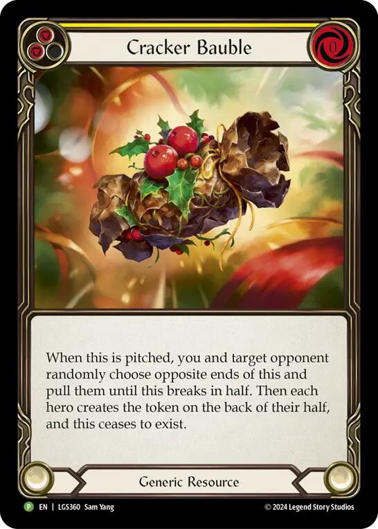 Cracker Bauble // Quicken and Ponder [LGS360-FUN007] (Promo) | Gam3 Escape