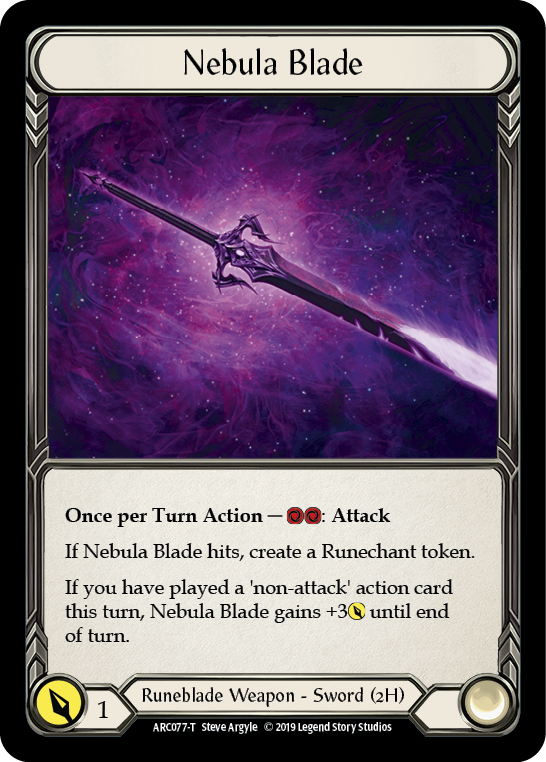 Kano // Nebula Blade [ARC114-T // ARC077-T] (Arcane Rising)  1st Edition Normal | Gam3 Escape