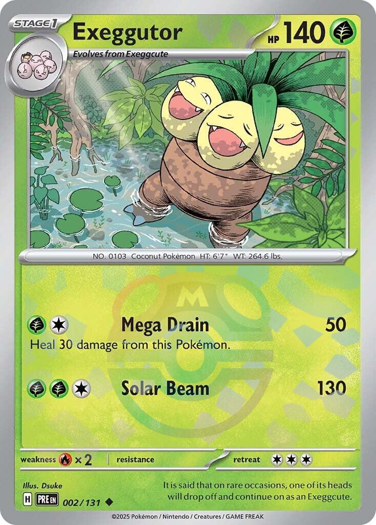 Exeggutor (002/131) (Master Ball Pattern) [Scarlet & Violet: Prismatic Evolutions] | Gam3 Escape