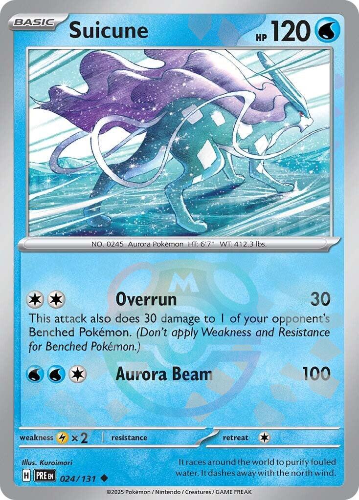 Suicune (024/131) (Master Ball Pattern) [Scarlet & Violet: Prismatic Evolutions] | Gam3 Escape